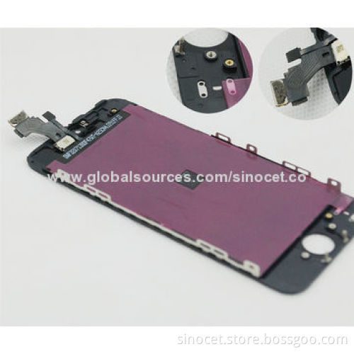 Cell phone display for iPhone 5, refurbished LCD screen with original LCD module